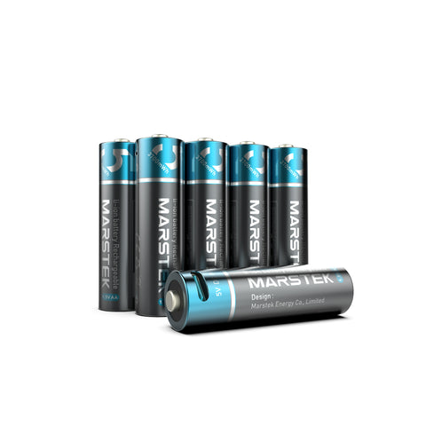 MARSTEK USB-C Li-ion AA & AAA Battery